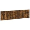 vidaXL Табла за легло за стена BREDA Опушен дъб Инженерна дървесина