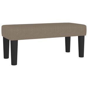 vidaXL Пейка, таупе, 70x30x30 см, плат