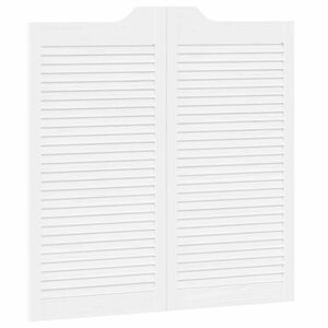vidaXL Врати с люлеещо се отваряне 100 x 50 cm Бяло