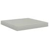 vidaXL Палетна възглавница за под, 60x61,5x6 см, бежова, плат