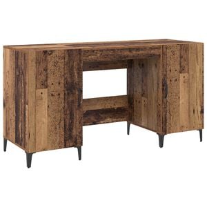 vidaXL Бюро Старо дърво Инженерна дървесина 140 x 50 x 75 см