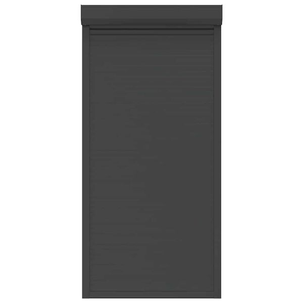 vidaXL Външна ролетна щора, алуминий, 100x210 см, антрацит