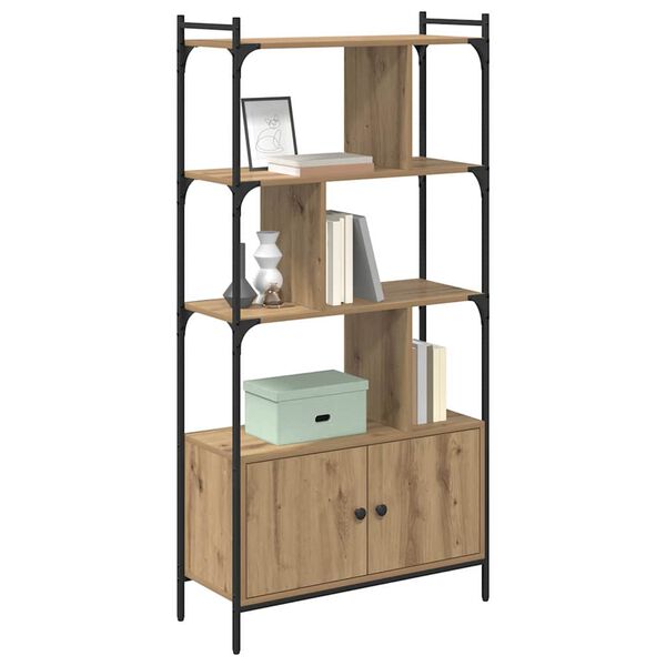 vidaXL Библиотека Инженерно дърво