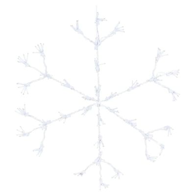 Ambiance Светеща коледна снежинка с 216 LED, 60 см