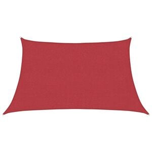 vidaXL Платно-сенник, 160 г/м&sup2;, червено, 3/4x2 м, HDPE
