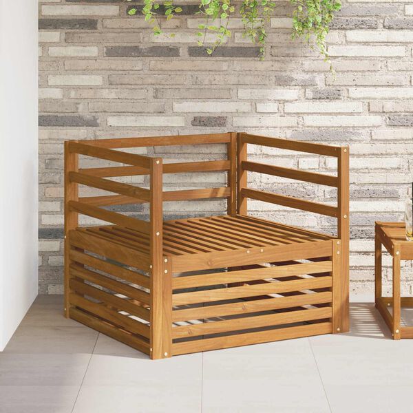 vidaXL 2 Брой Диван с подлакътници Естествен