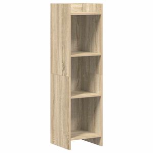 vidaXL Библиотека Дъб сонома 30 x 30 x 111 см Инженерна дървесина