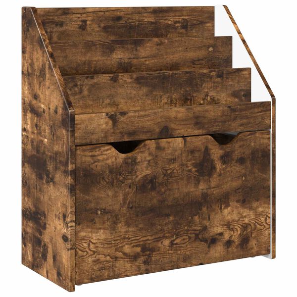 vidaXL Детска рафт за книги с чекмедже Димян дъб 60 x 29,5 x 69 см