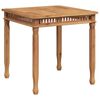 vidaXL Градинска трапезна маса, 80x80x80 cм, тиково дърво масив