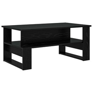 vidaXL Масичка за кафе Черния дъб 90 x 50 x 40 cm Инженерна дървесина