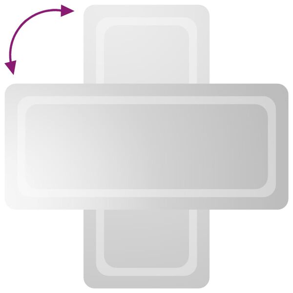 vidaXL LED огледало за баня, 40x90 см