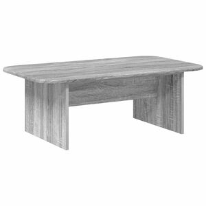 vidaXL Масичка за кафе Сив Сонома 93 x 53 x 33 см Инженерна дървесина