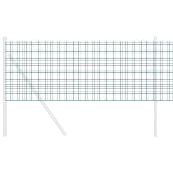 vidaXL Заварена мрежа ограда Зелен 0.6 x 25 м