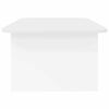 vidaXL Масичка за кафе Бяло 93 x 53 x 33 см Инженерно дърво