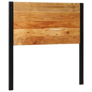 vidaXL табла за глава 100 cm масивна дървесина акация и желязо