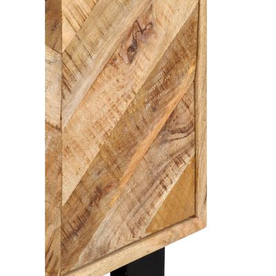 vidaXL Нощно шкафче, 40x30x50 см, мангово дърво масив