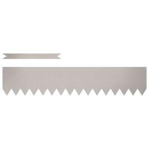 vidaXL Ограда за трева 50 pcs Кафяво 100 x 0.05 x 20 см