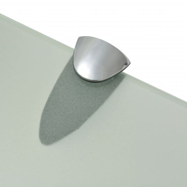 vidaXL Подвижен рафт, стъкло 60 x 20 см, 8 мм