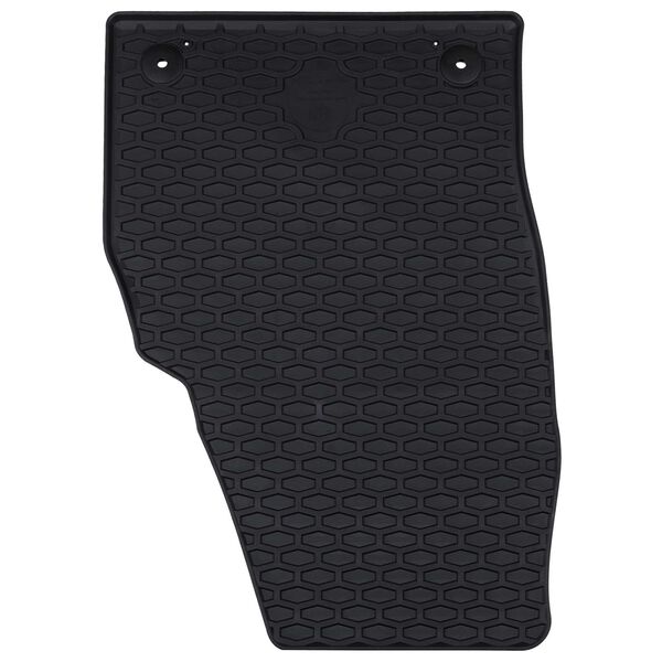 vidaXL Автомобилен килим 4 pcs Черно VW POLO , TAIGO Каучук