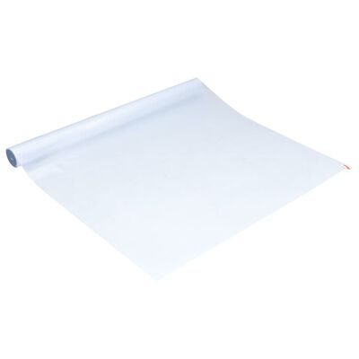 vidaXL Фолио за прозорци статично прозрачно сив мат 45x1000 см PVC