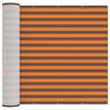 vidaXL Прозорец за балкон 200 x 400 cm Тъкан с PU покритие