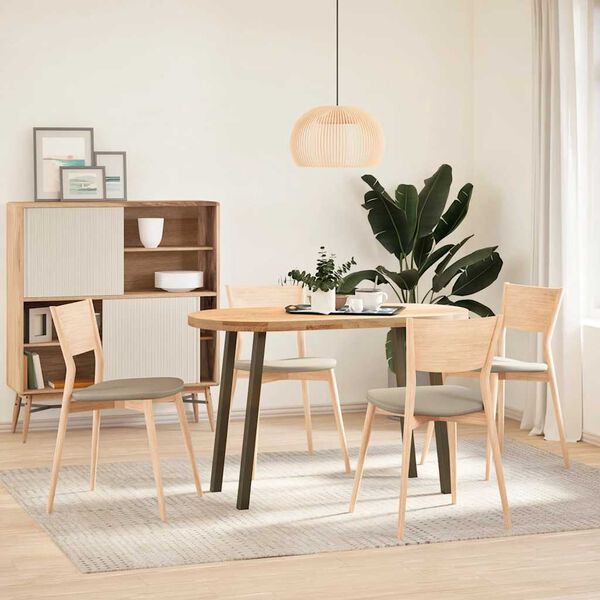 vidaXL Крака за конзолна маса, 4 бр., естествена стомана, 72 см, стомана