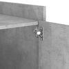 vidaXL Нощно шкафче, бетонно сиво, 45x50x50 см, инженерно дърво