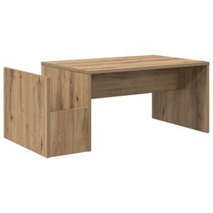 vidaXL Масичка за кафе Дъб 90 x 45 x 35 cm Инженерна дървесина