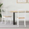 vidaXL Обедени столове 2 pcs Бяло 50 x 52,5 x 91 см