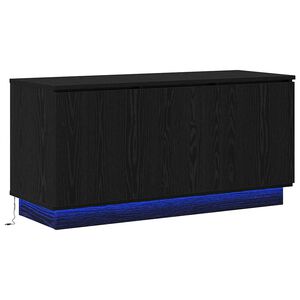 vidaXL ТВ шкаф Черния дъб 100 x 38 x 49 см Инженерно дърво