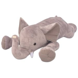 vidaXL Плюшена играчка слонче XXL 120 см