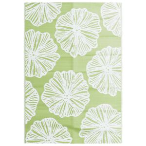 vidaXL Килим за открито, ARAKIL зелено, 160x230 см, PP