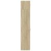 vidaXL Тесен шкаф, сонома дъб, 40x42,5x225 см, инженерно дърво