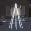 vidaXL Коледна елха водопад за закрито и открито 400 LED 2,5 м