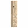 vidaXL Комплект шкафове 2 pcs Дъб сонома 33 x 34,5 x 87 см