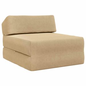 vidaXL Сгъваем диван легло Зелен Сив 60 x 70 x 41 см Текстил