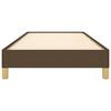 vidaXL Рамка за легло без матрак, тъмнокафява, 80x200 см, плат