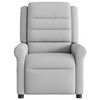 vidaXL Recliner Chair Cloud Grey Fabric