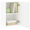 vidaXL Стенен ТB шкаф, бял, 40,5x30x60 см, инженерно дърво
