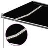 vidaXL Автоматична тента с LED и сензор за вятър, 5x3 м, антрацит