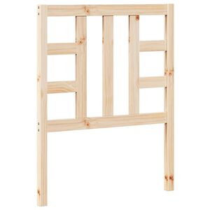 vidaXL Горна табла за легло, 81x4x100 см, бор масив