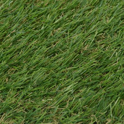 vidaXL Изкуствена трева, 1x8 м / 20-25 мм, зелена