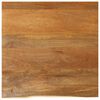vidaXL Плот за маса, жив ръб, 80x80x3,8 см, масивно дърво манго
