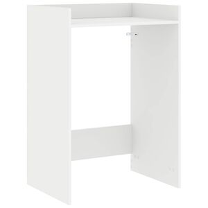 vidaXL Шкаф за пералня Бяло 67,5 x 48 x 97 см Инженерно дърво