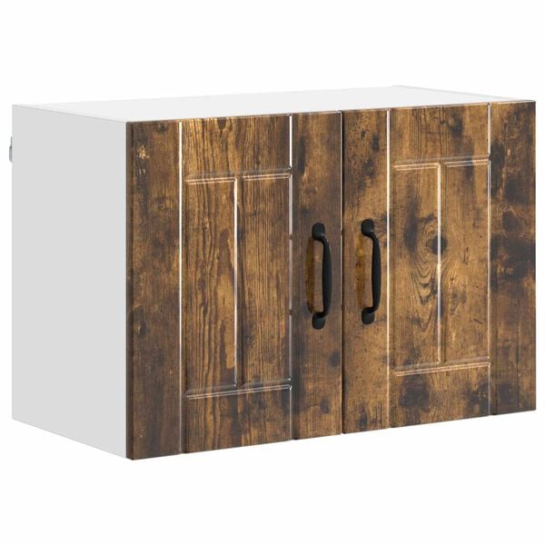 vidaXL Горен кухненски шкаф Димян дъб 60 x 31 x 40 см Инженерно дърво