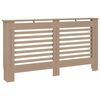 vidaXL Параван за радиатор, 152x19x81,5 см, МДФ