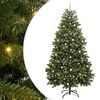 vidaXL С изкуствено коледно дърво 270 cm 300 LED светодиода Топло бяло