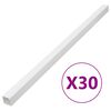 vidaXL Кабелен канал 33x33 мм 30 м PVC