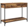 vidaXL Конзолна маса Старо дърво 100 x 34,5 x 75 см