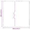 vidaXL Платно с детайли Прозрачен 12 x 12 m Полиетилен